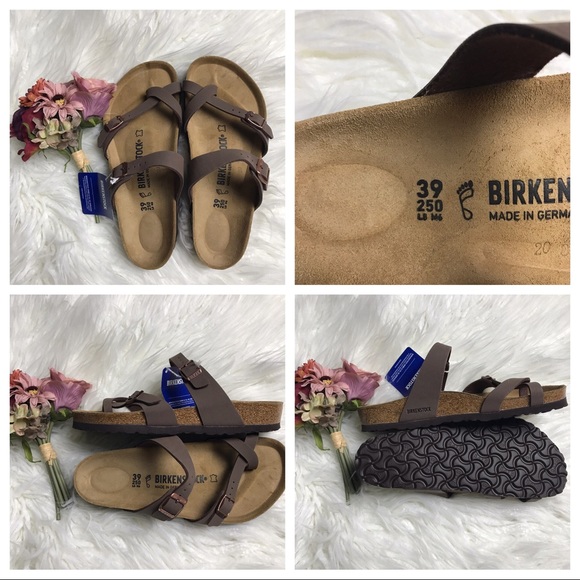 NWT Birkenstock Mayari Birko-Flor Nubuck Mocha - Picture 9 of 10